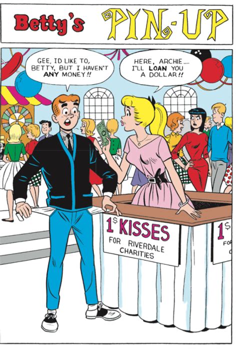 Archie And Betty Kissing
