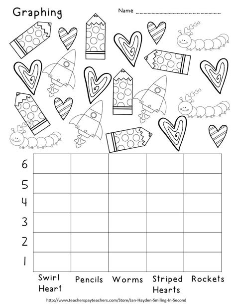 Valentines Day Graphing Valentine Math Worksheet Valentine Math