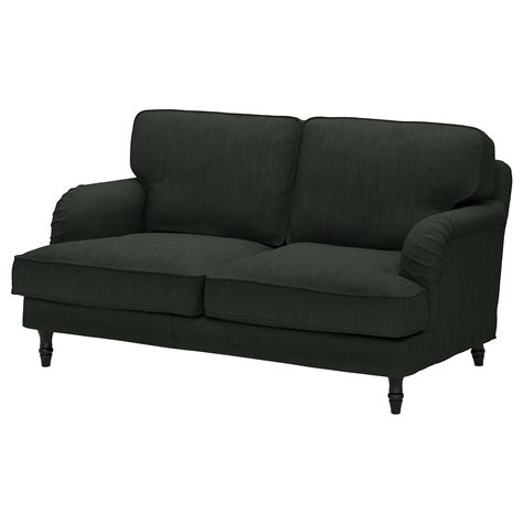 Stocksund 2 Seat Sofa Nolhaga Dark Greenblackwood Ikea Hong Kong And Macau