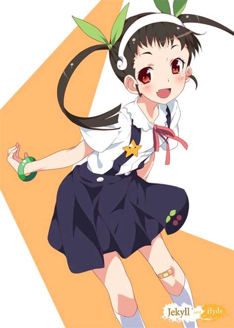 Hachikuji Mayoi Anime Art
