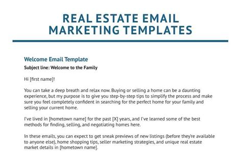 8 Ready To Use Real Estate Email Marketing Templates Free Download