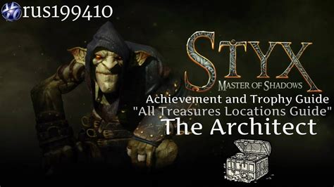 You play styx, unique in its kind goblin with a large expertise in the robbery and murder. Styx: Master of Shadows - The Architect (All Tokens Locations Guide) Mission 5 rus199410 - YouTube