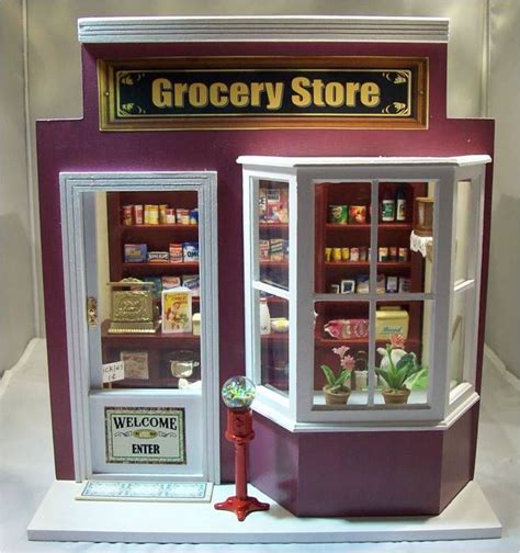 Grocery Store Grocery Store Dolls House Shop Mini Store