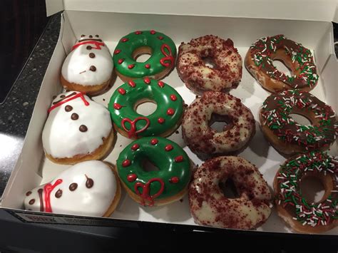 Look out for the hot light™! Krispy Kreme holiday donuts | Holiday donuts, Krispy kreme ...
