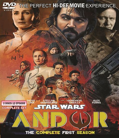 Dvd English Movie Star Wars Andor The Complete First Season 2 Disc 2022