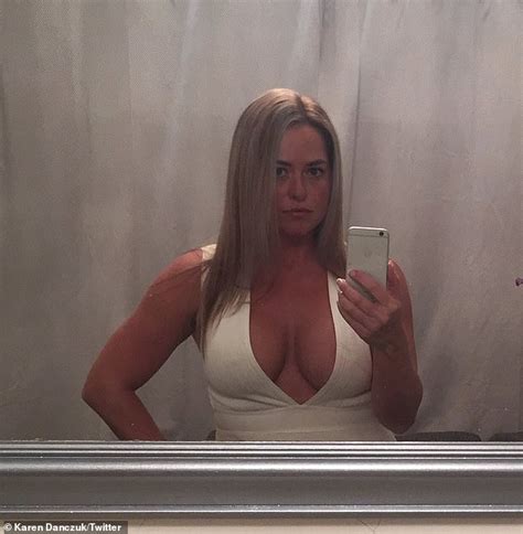 ‘selfie Queen Karen Danczuk 35 Charges £150 For Wet T