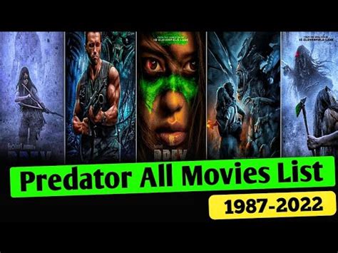 Predator All Movies List Predator All Part Predator Movies In Order Youtube