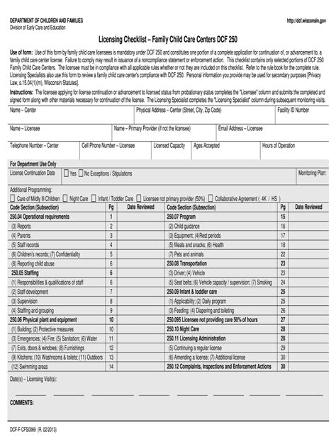 Child Care Safety Checklist Template Fill Out And Sign Online Dochub