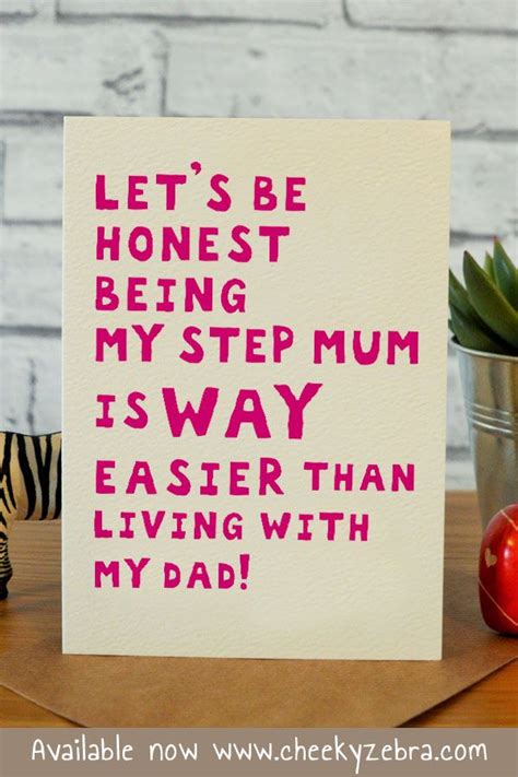 Make Your Step Mum Laugh With This Funny And Sweet Mothers Day Card Available Now From
