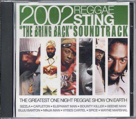 2002 Reggae Sting The Bring B Various Amazones Cds Y Vinilos