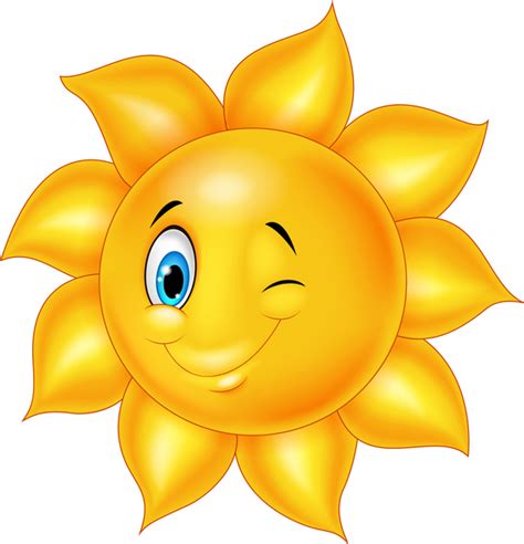 Cartoon Sun Smiling Face Vectors 08 Free Download