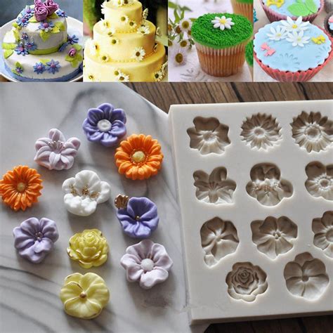 Today we're looking at how to make a similar cup using silicone muffin molds. NEW DIY Daisy Rose Flowers Cake Chocolate Mold Silicone ...