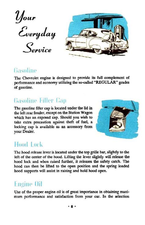 Old Chevy Owners Manuals