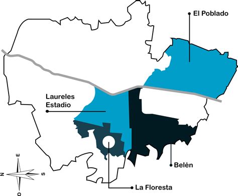 Mapa De Los Barrios Barrio La Floresta Medellin Hd Png Download