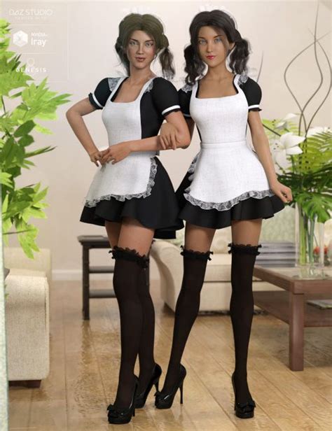 Dforce Maid Outfit For Genesis Female S