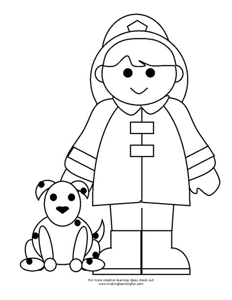 Community helpers preschool crafts firetruck coloring page printables kids fireman cartoon coloring pages lego coloring printables coloring pages fire trucks pictures. Cartoon Firefighter Coloring Page - Coloring Home