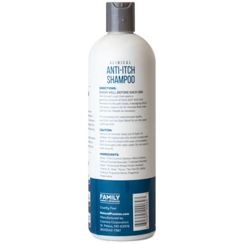 Naturel Promise Clinic Aid Clinical Anti Itch Shampoo For Cats And Dogs