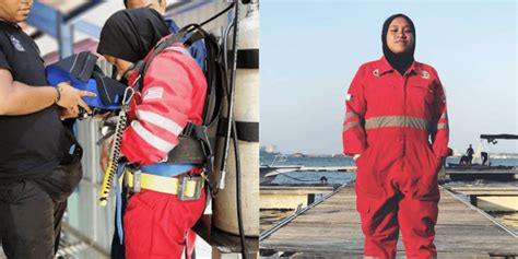 Is your aim to become a welder? Athirah, 22 Years Old is The First Female Underwater ...