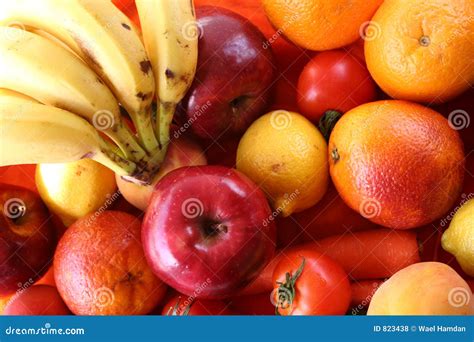 Bunch Of Fruits Stock Photo Image Of Apple Still Oranges 823438