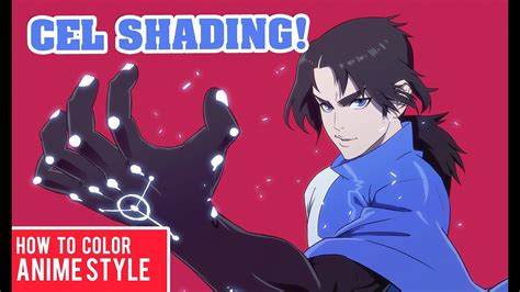 Drawing And Coloring Cel Shading Tutorial Anime Style Youtube