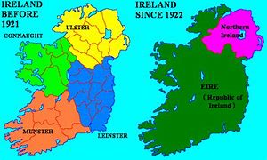 Image result for 1937 - The Irish Free State became the Republic of Ireland