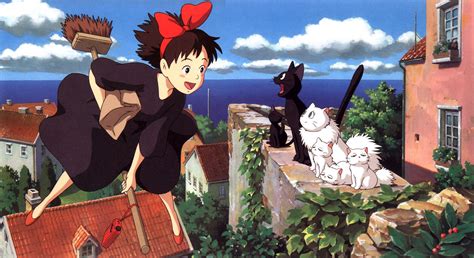 Studio Ghibli Anime Anime Girls Kikis Delivery Service Wallpapers Hd