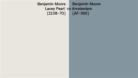 Benjamin Moore Lacey Pearl Vs Amsterdam Side By Side Comparison