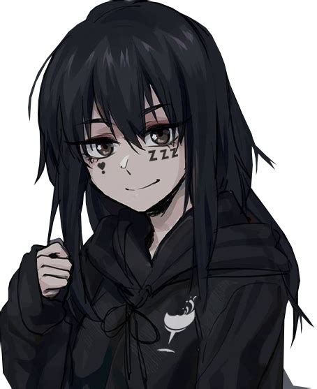 Black Hair Anime Girl Render By Godsy01 On Deviantart