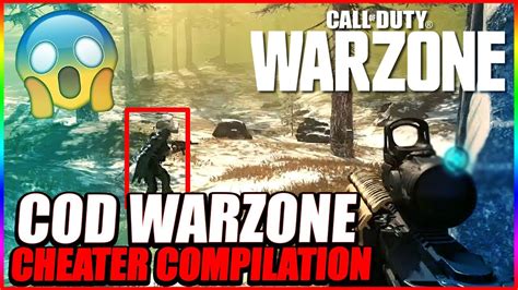 Cod Warzone Ultimate Cheater Compilation Youtube