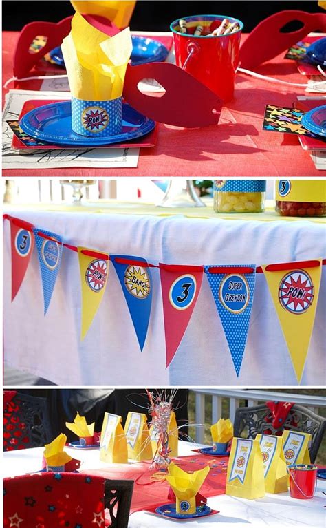 Boys Party Ideas A Fun Superhero Birthday Party Party Ideas Party