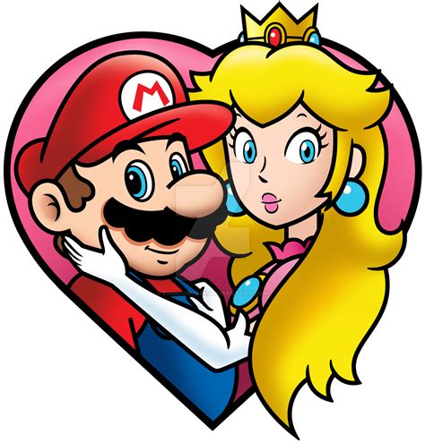 Mario And Peach Heart Icon By Famousmari5 On Deviantart