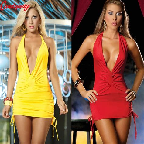 Colors Sexy Nightclub Dress Hot Selling Sexy Costume V Deep Backless