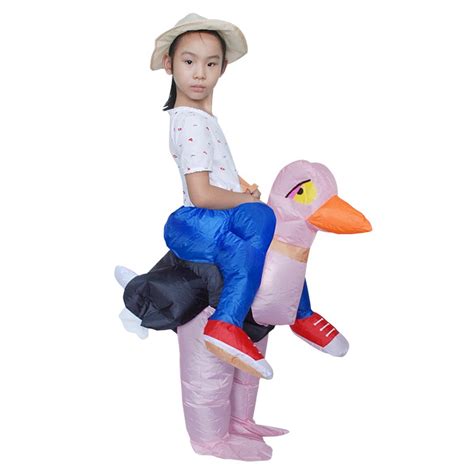 Inflatable Ostrich Costume Halloween Blow Up Funny Costumes For Kid