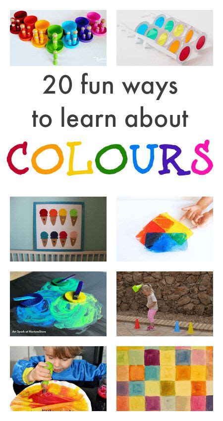 20 Fun Ways To Learn About Colours Nurturestore Preschool Color
