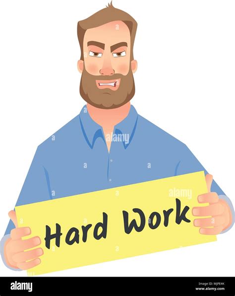 Man Busy At Work Stock Vector Images Alamy