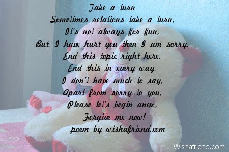 Apology poems for her apology poems for wife: Take a turn , Sorry Poem For Her