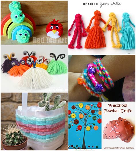 40 Fun Fantastic Yarn Crafts The Pinterested Parent