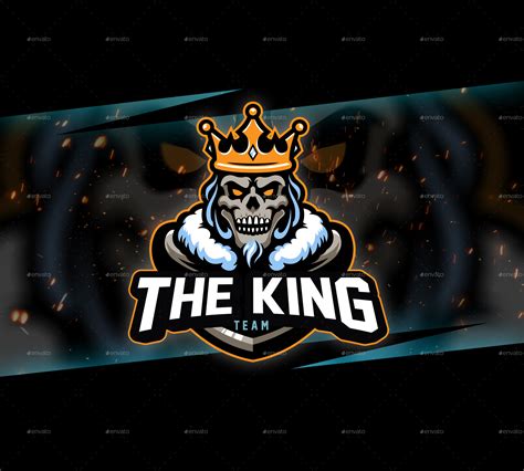 The King Esport Logo Logo Templates Graphicriver