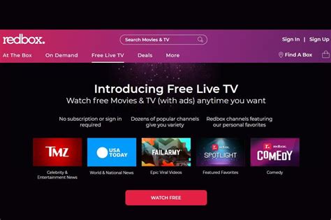 Redbox Free Live Tv Adds Xbox One Distribution Content Channels