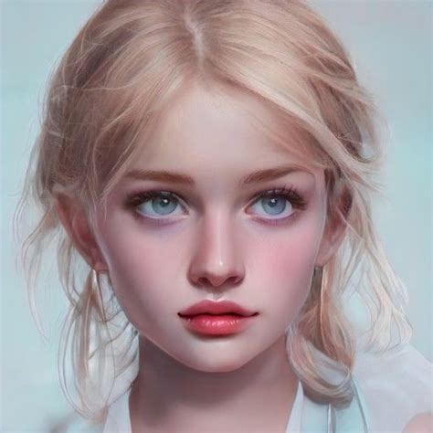 Artbreeder Digital Portrait Art Digital Art Girl Portrait Drawing Face Drawing Face Art