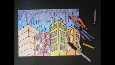 How To Draw A Cityscape Youtube