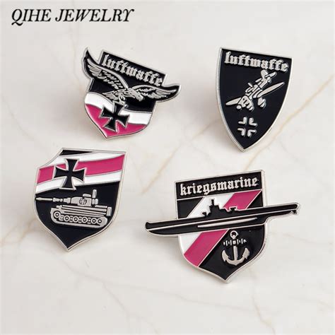 Qihe Jewelry Ww2 Pin Brooches Badges Lapel Pin Luftwaffe Kriegsmarine
