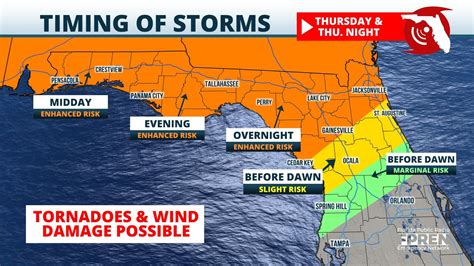 Dangerous Storms Possible Thursday and Friday in North Florida | WJCT NEWS