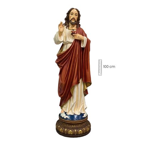 Sagrado Corazon De Jesus 100 Cm Tienda Online Estampería San José
