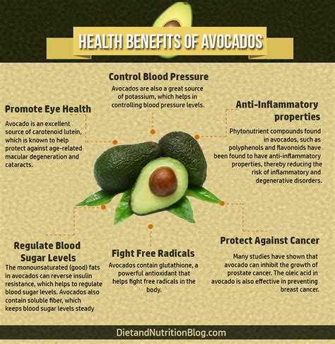 Health Benefits Of Avocados Infographic Visualistan
