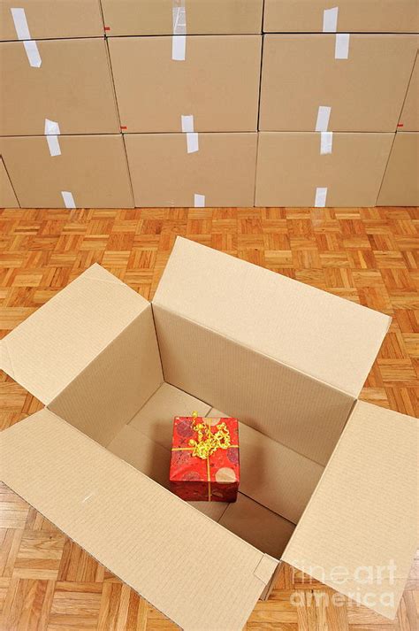 Wrapped T Box Inside Cardboard Box Photograph By Sami Sarkis Fine