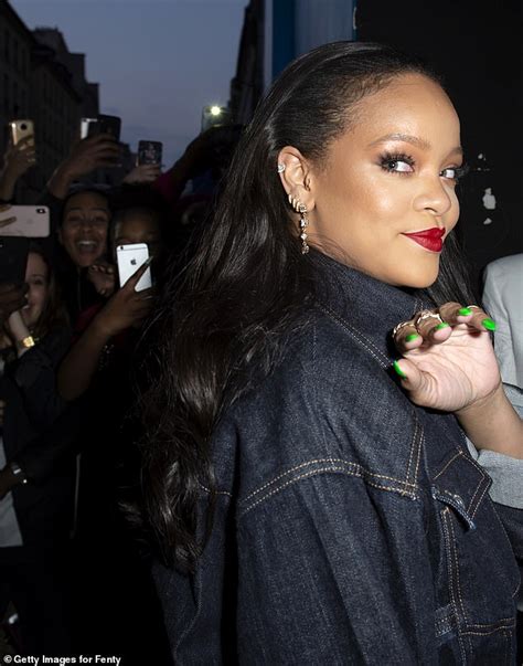 Rihanna Surprises Fans At The Launch Of Fenty Store In Paris