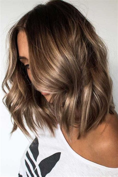 The delicate and soft sheen of babylights on her brown hair is ravishingly beautiful. 10 Flirty Light Brown Hair Looks - Women Hair Color Ideas 2021