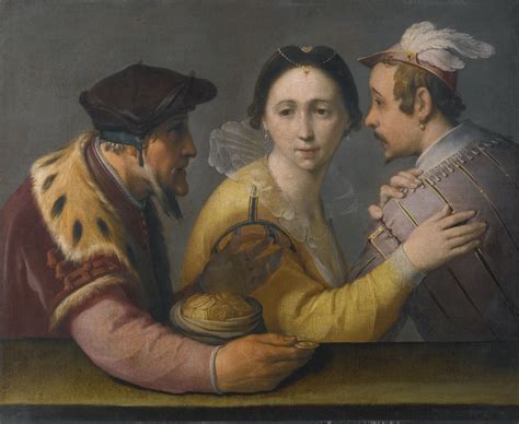 Cornelisz Van Haarlem Cornelis Genre Scene Харлем Старость