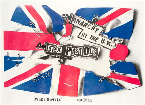 Bonhams The Sex Pistols A Promotional Poster For Anarchy In The Uk 1976